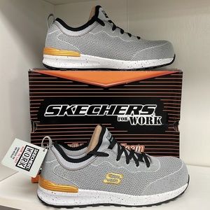 Skechers // Work Bulklin Balran Composite Toe Safety Shoe Women Sz 8 NEW IN BOX